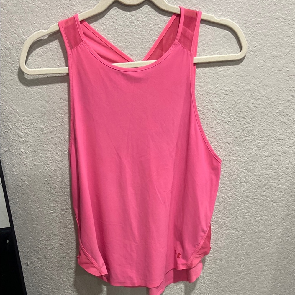 Under Armour Pink Sleeveless Tank Top
